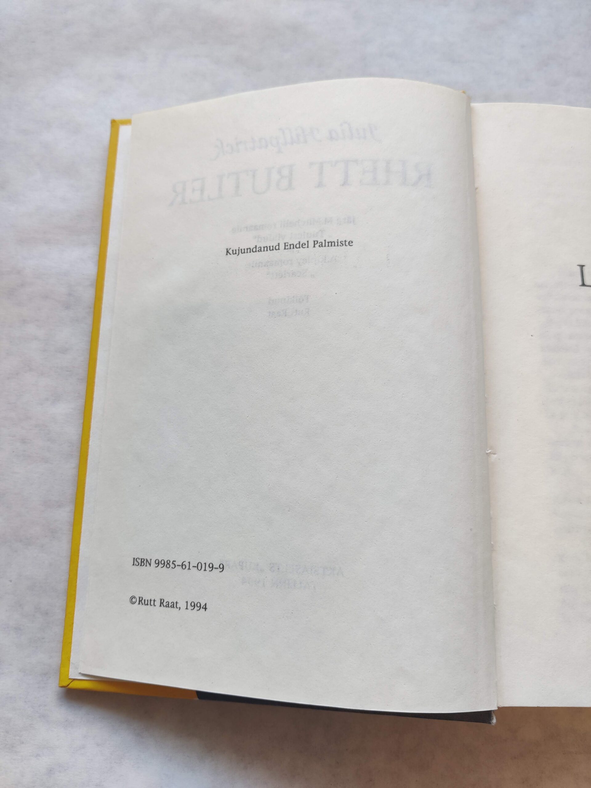 Rhett Butler. M. Mitchelli romaani "Tuulest viidud" ja A. Ripley "Scarlett" romaani järg. Julia Hillpatrick. 1994 - Image 3