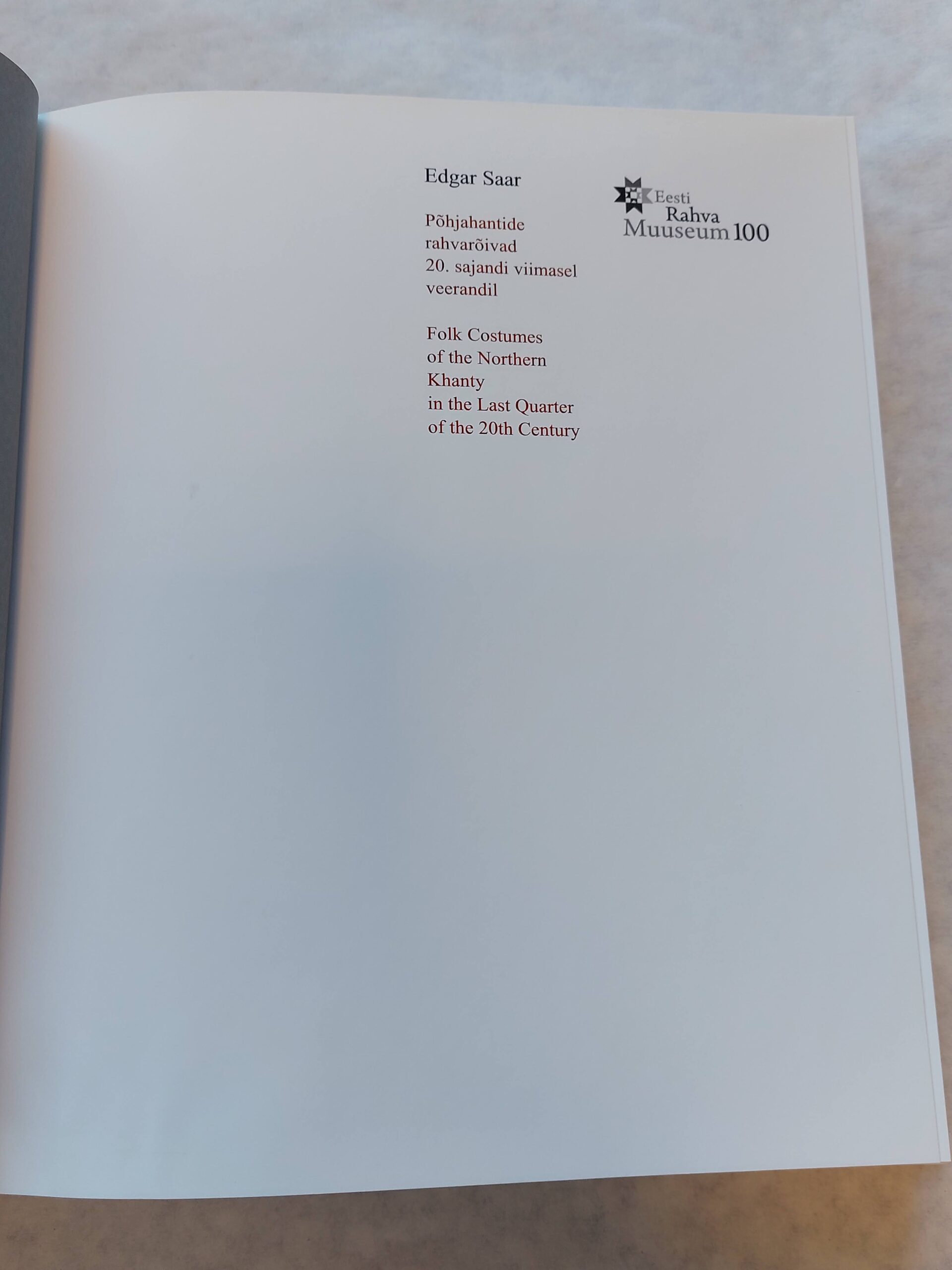 Põhjahantide rahvarõivad 20. sajandi viimasel veerandil. Folk Costumes of the Northern Khanty in the Last Quarter of the 20th Century. Edgar Saar. 2008 - Image 3