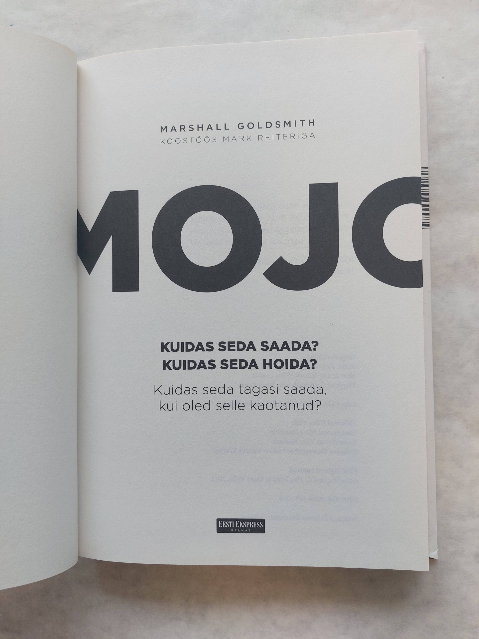 Mojo. Marshall Goldsmith. 2011 - Image 2