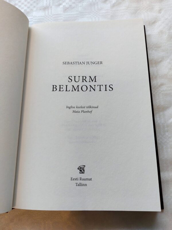 Surm Belmontis. Sebastian Junger. 2008 - Image 2