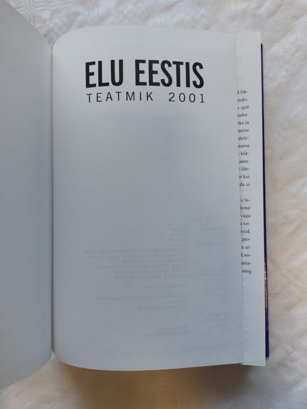 Elu Eestis. Teatmik 2001. - Image 2