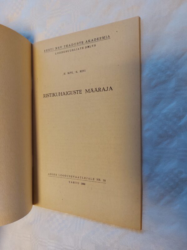 Ristikuhaiguste määraja. H. Kivi; K. Kivi. 1968 - Image 2