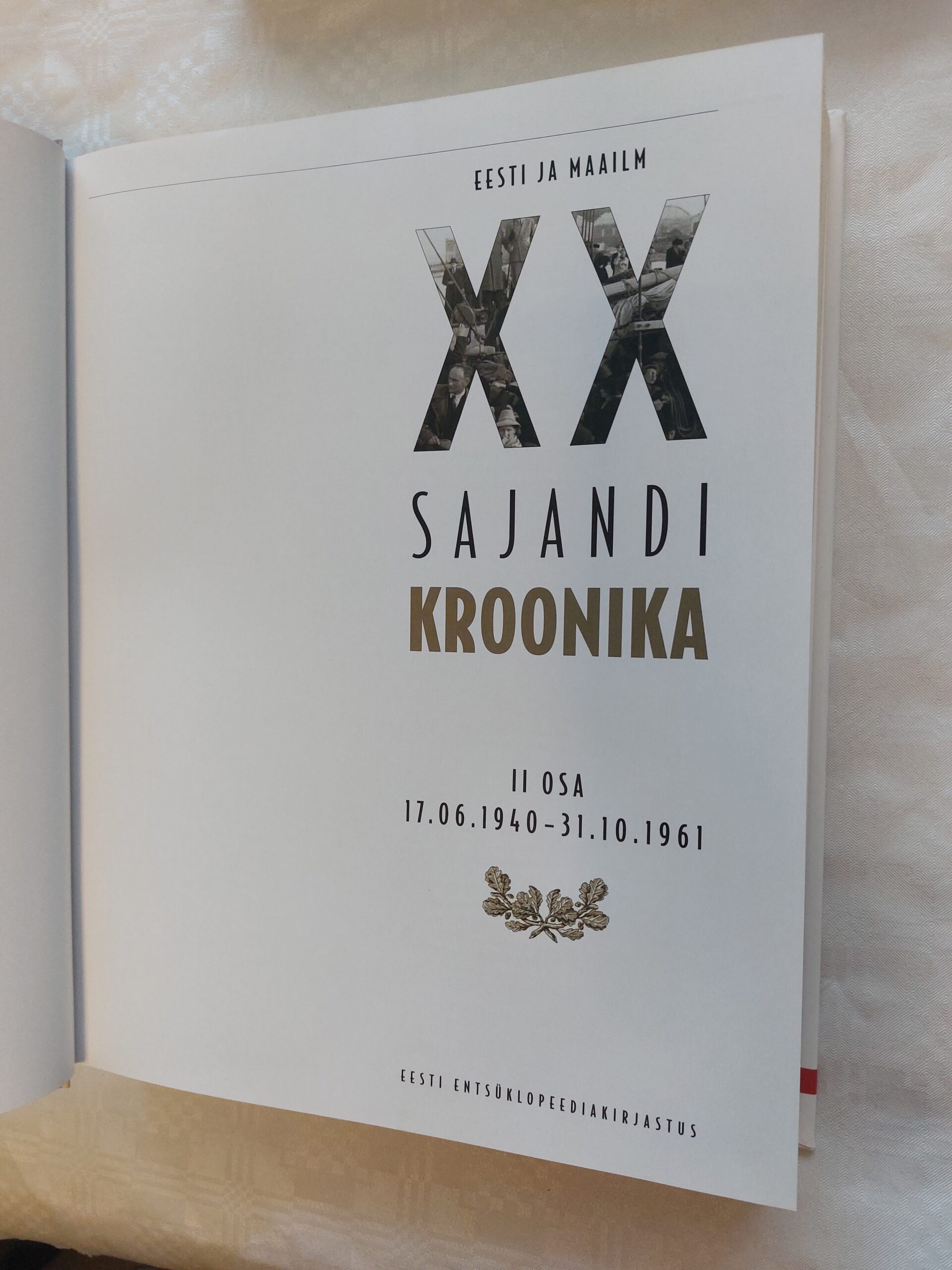 Eesti ja maailm XX sajandi kroonika. I-IV. osa. - Image 4