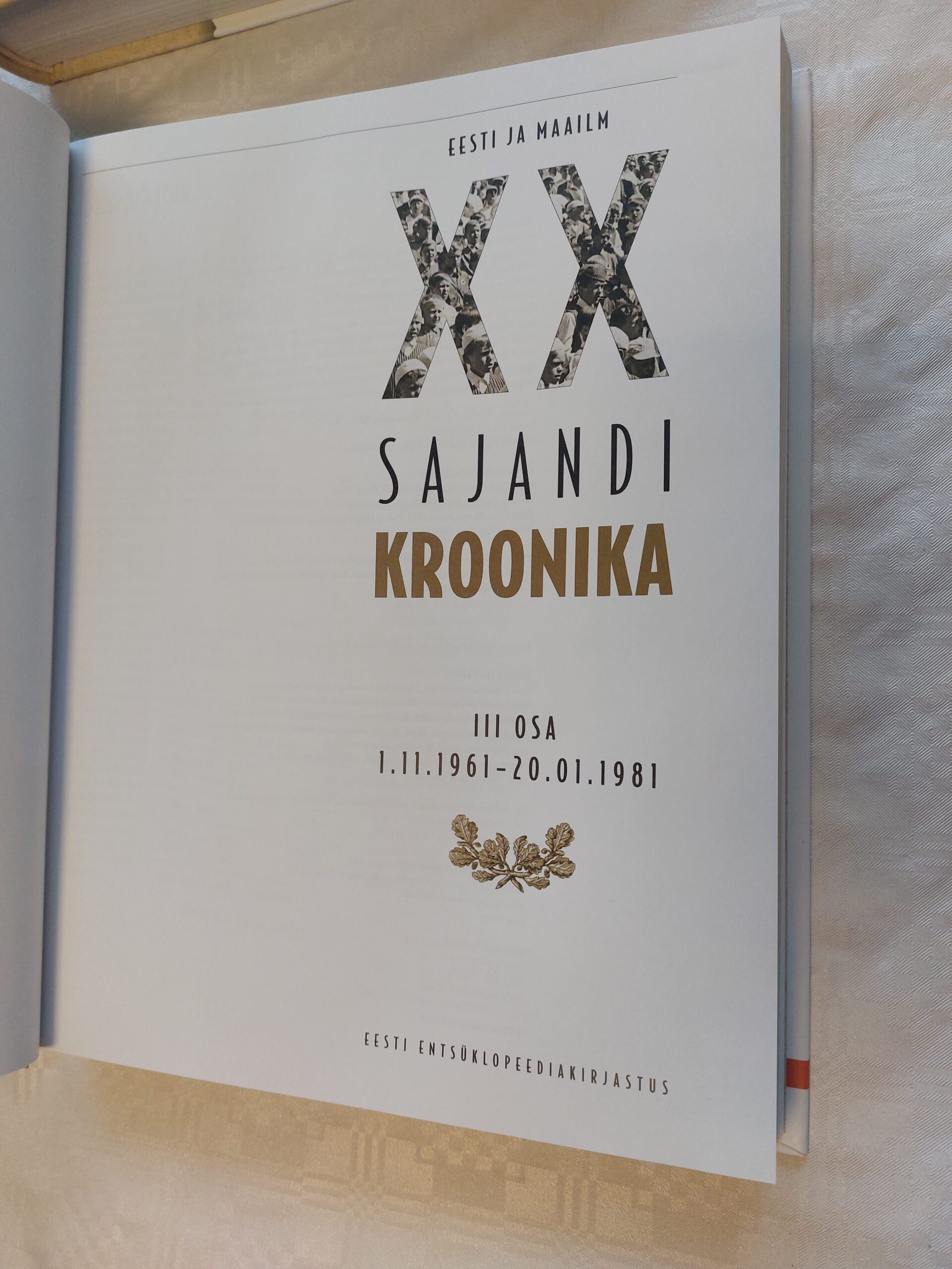 Eesti ja maailm XX sajandi kroonika. I-IV. osa. - Image 5