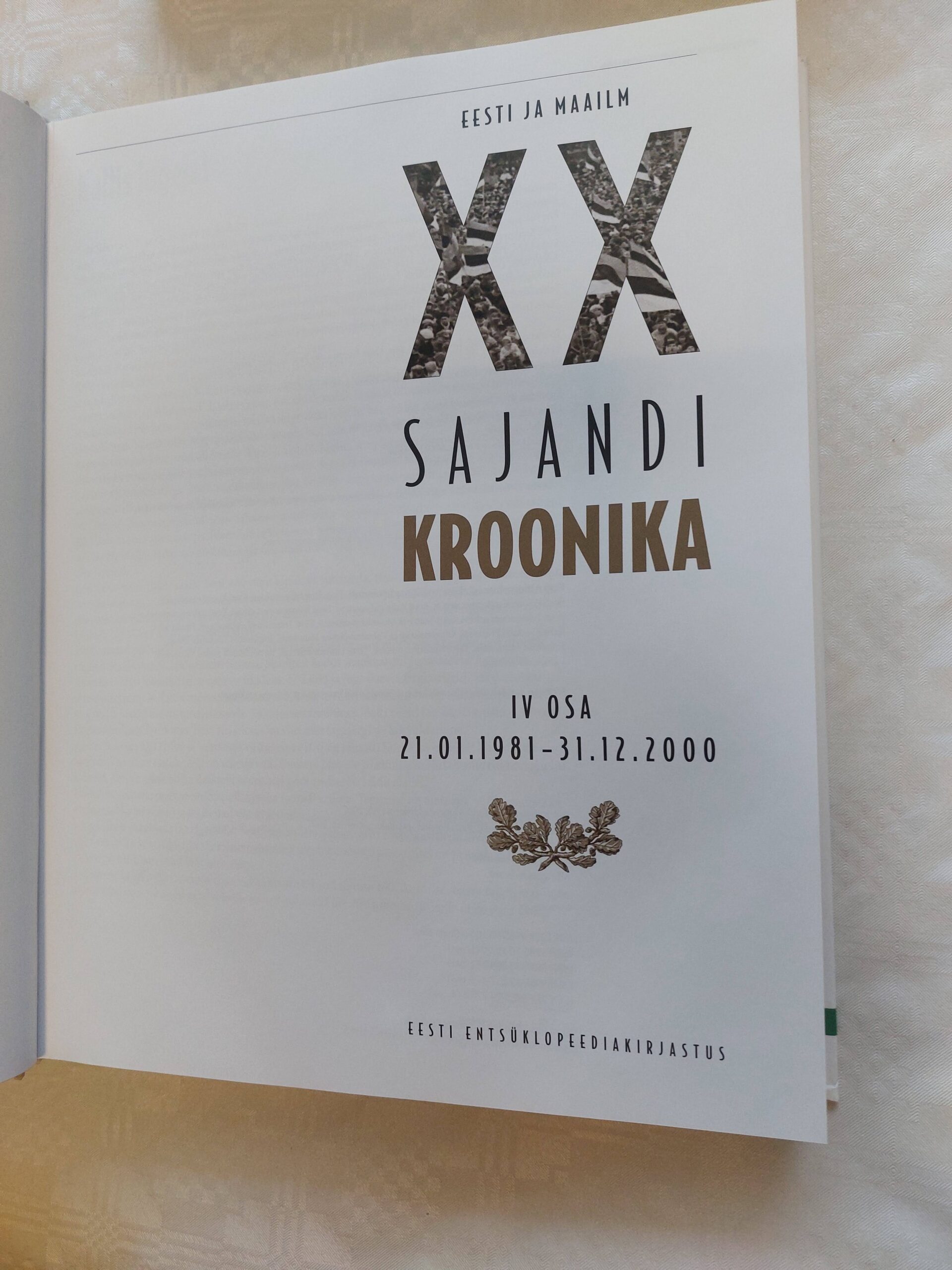 Eesti ja maailm XX sajandi kroonika. I-IV. osa. - Image 6