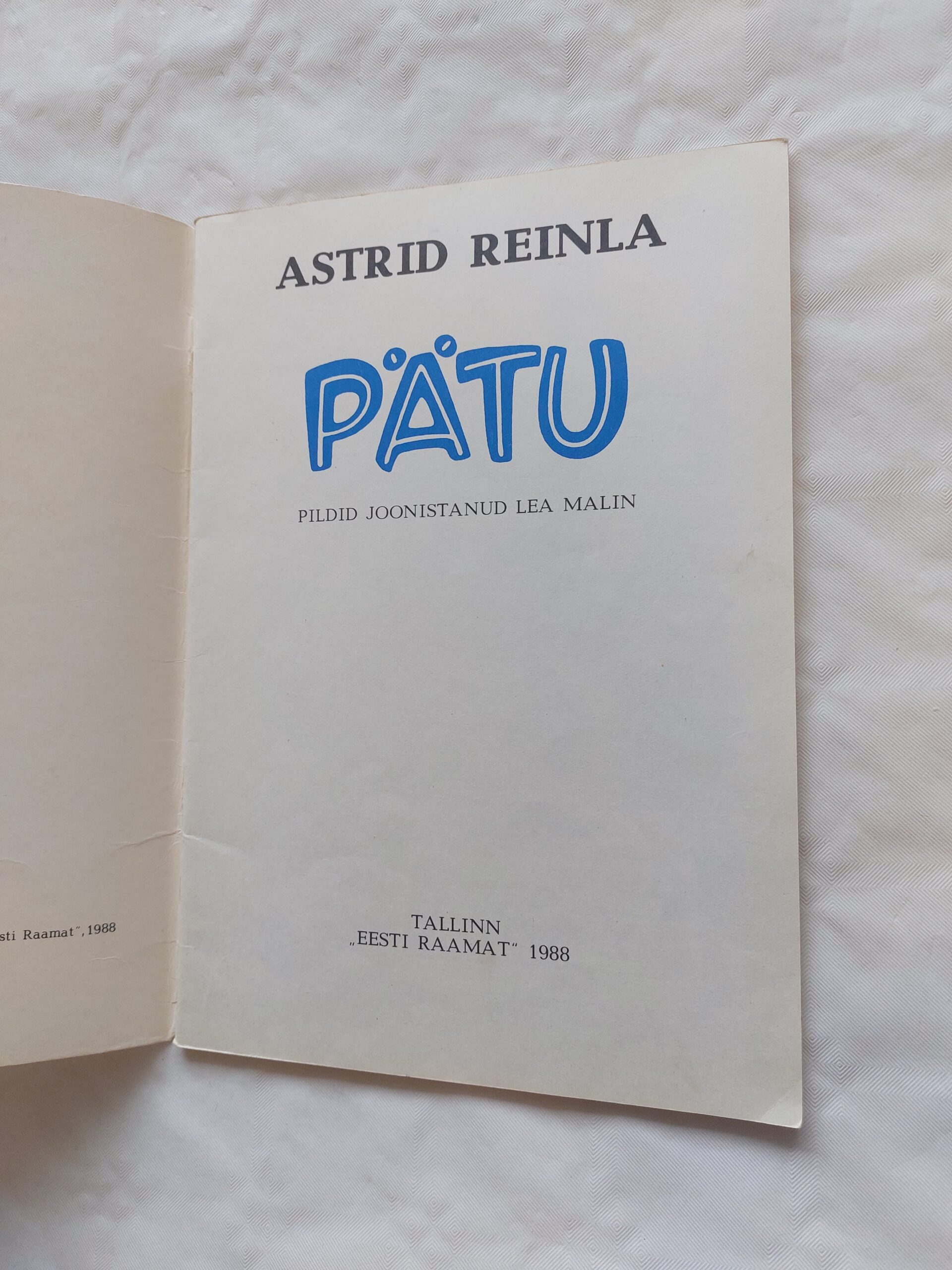 Pätu. Astrid Reinla. 1988 - Image 2