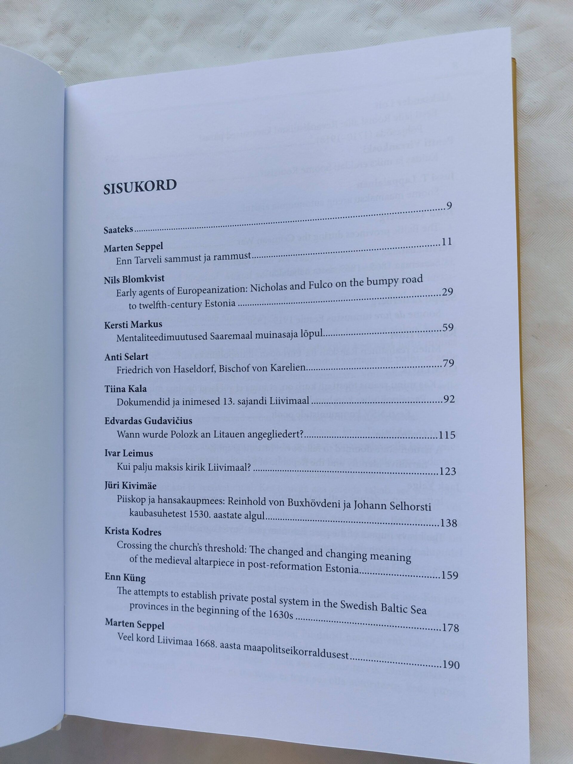 Sõnasse püütud minevik. In honorem Enn Tarvel. - Image 3