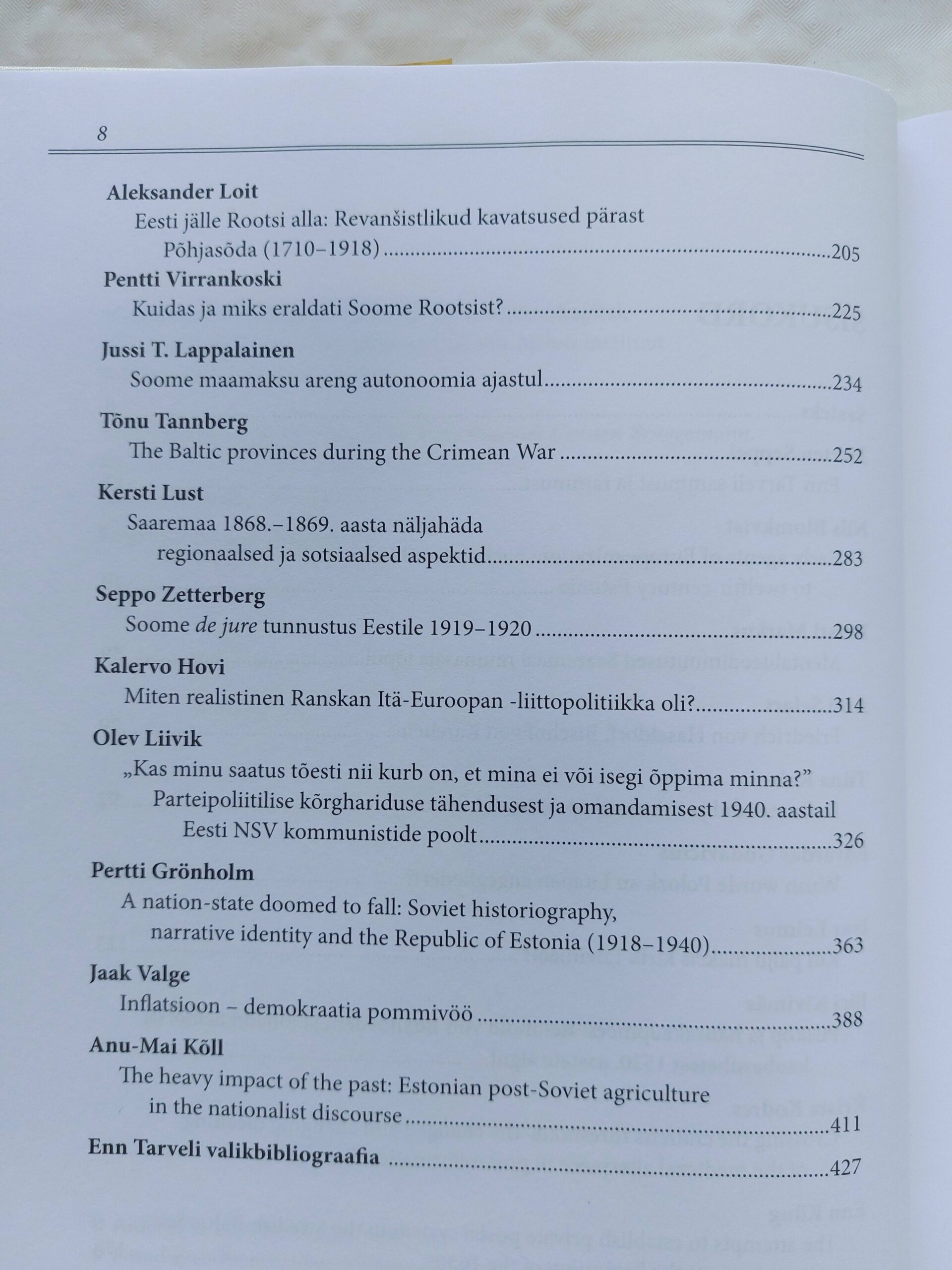 Sõnasse püütud minevik. In honorem Enn Tarvel. - Image 4