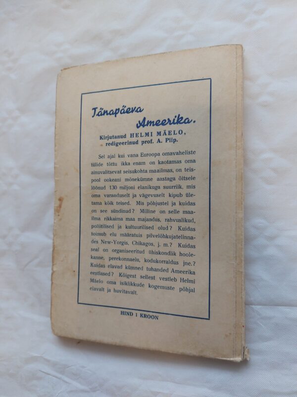 Elav teadus Nr. 78. Tänapäeva Ameerika. Helmi Mäelo. 1938 - Image 4