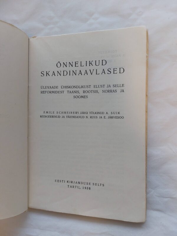 Elav teadus Nr. 80. Õnnelikud skandinaavlased. 1938 - Image 2