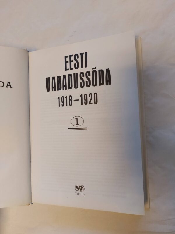 Eesti Vabadussõda 1918-1920. I. osa. 1996 - Image 2