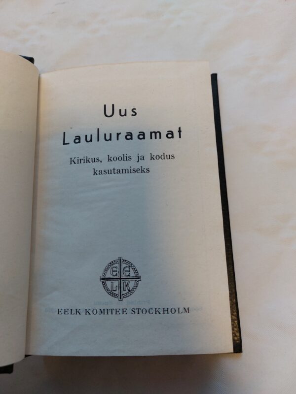 Uus Lauluraamat. Kirikus, koolis ja kodus kasutamiseks. 1958 - Image 2