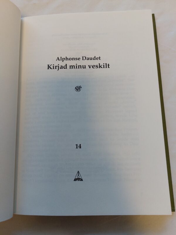 Kirjad minu veskilt. Alphonse Daudet. 1999 - Image 2