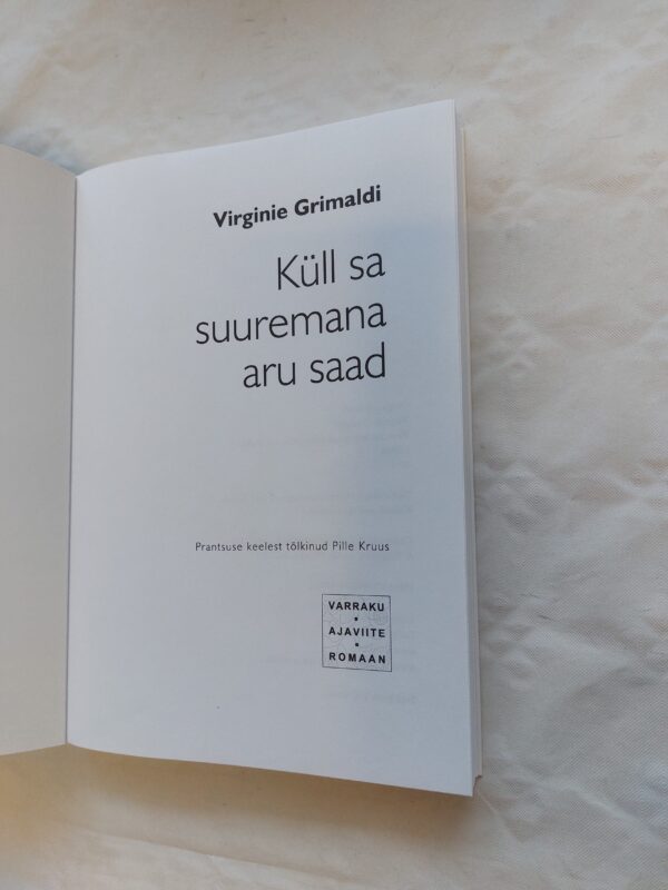 Küll sa suuremana aru saad. Virginie Grimaldi. 2019 - Image 2