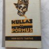 Kullas ja põrmus. Aare Kariste. 1936