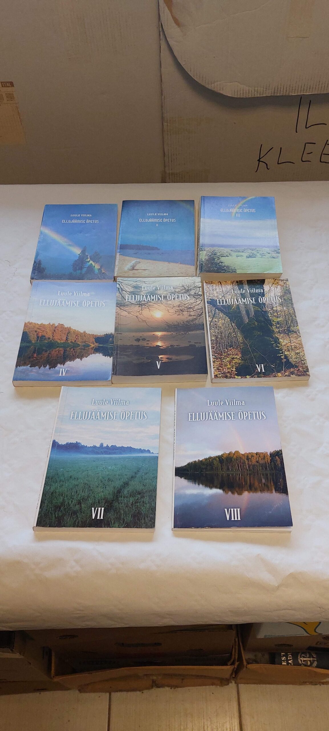 Ellujäämise õpetus (I-VIII. osa). Luule Viilma