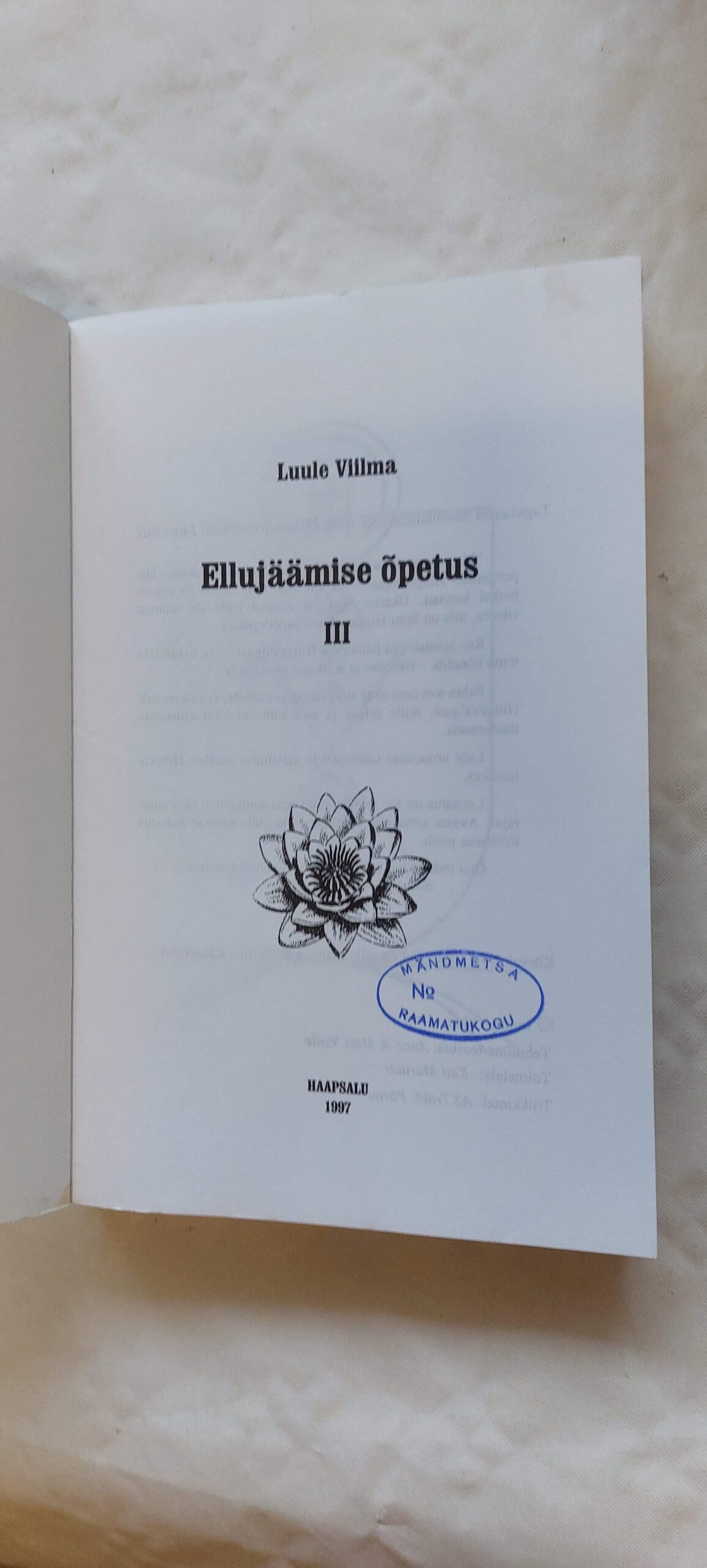 Ellujäämise õpetus (I-VIII. osa). Luule Viilma - Image 4