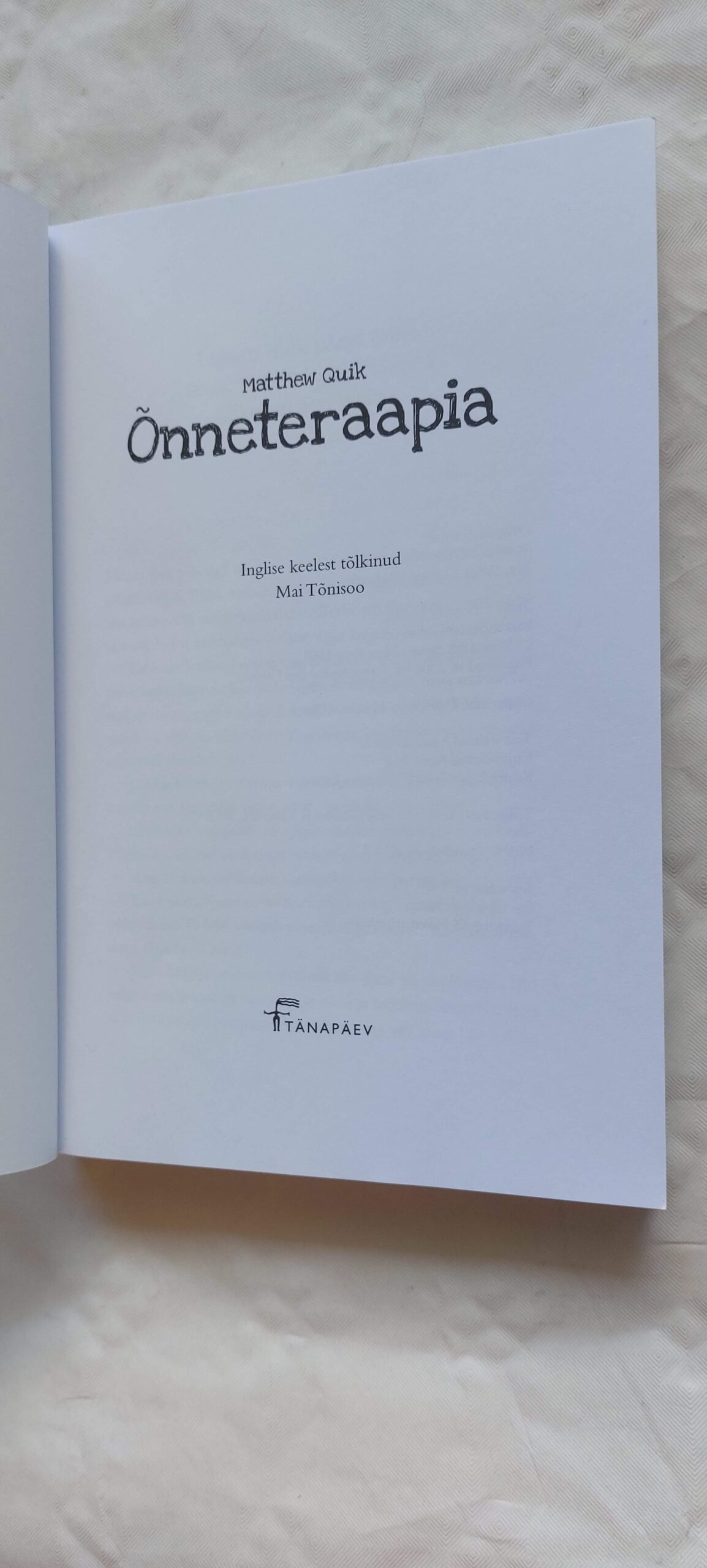 Õnneteraapia Matthew Quick. 2013 - Image 2