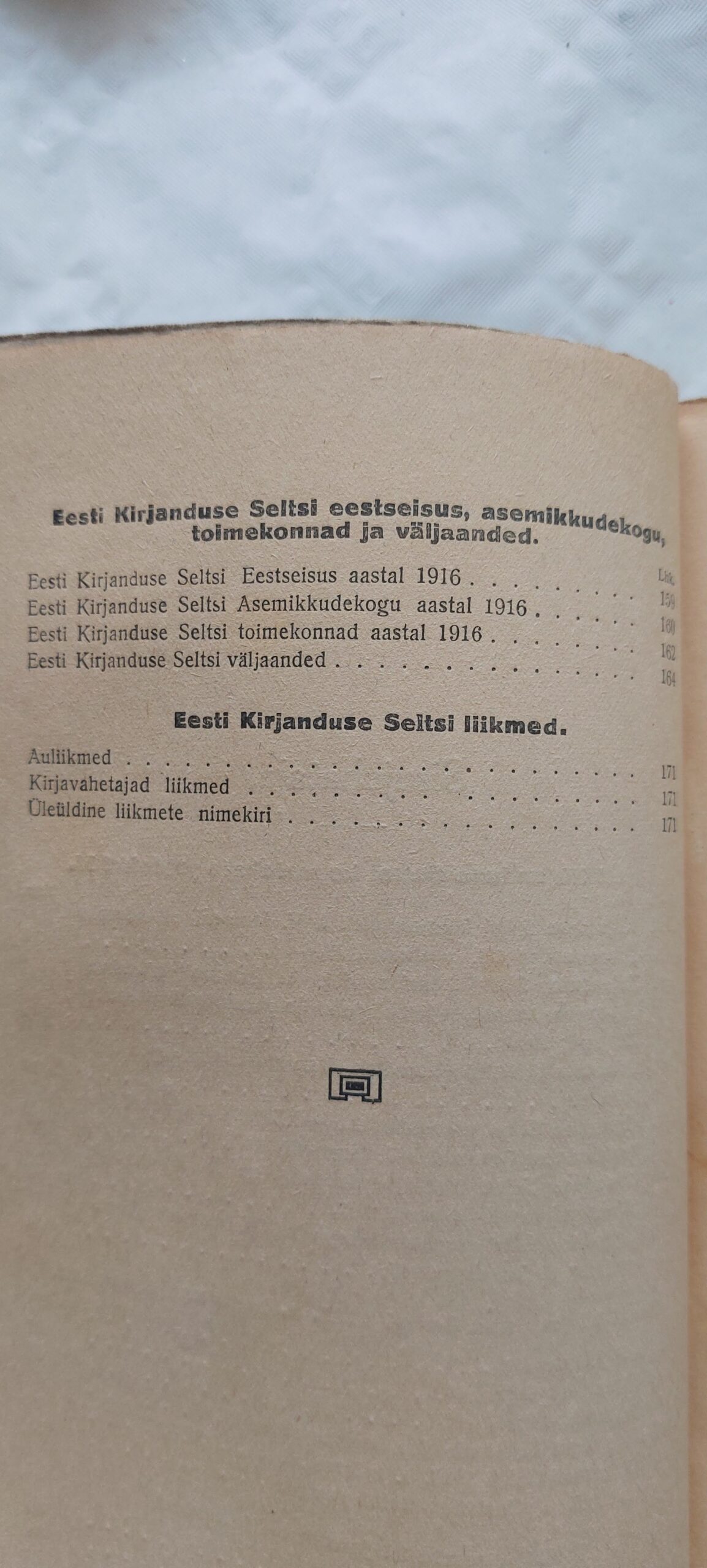Eesti kirjanduse seltsi aastaraamat IX (1916). - Image 4
