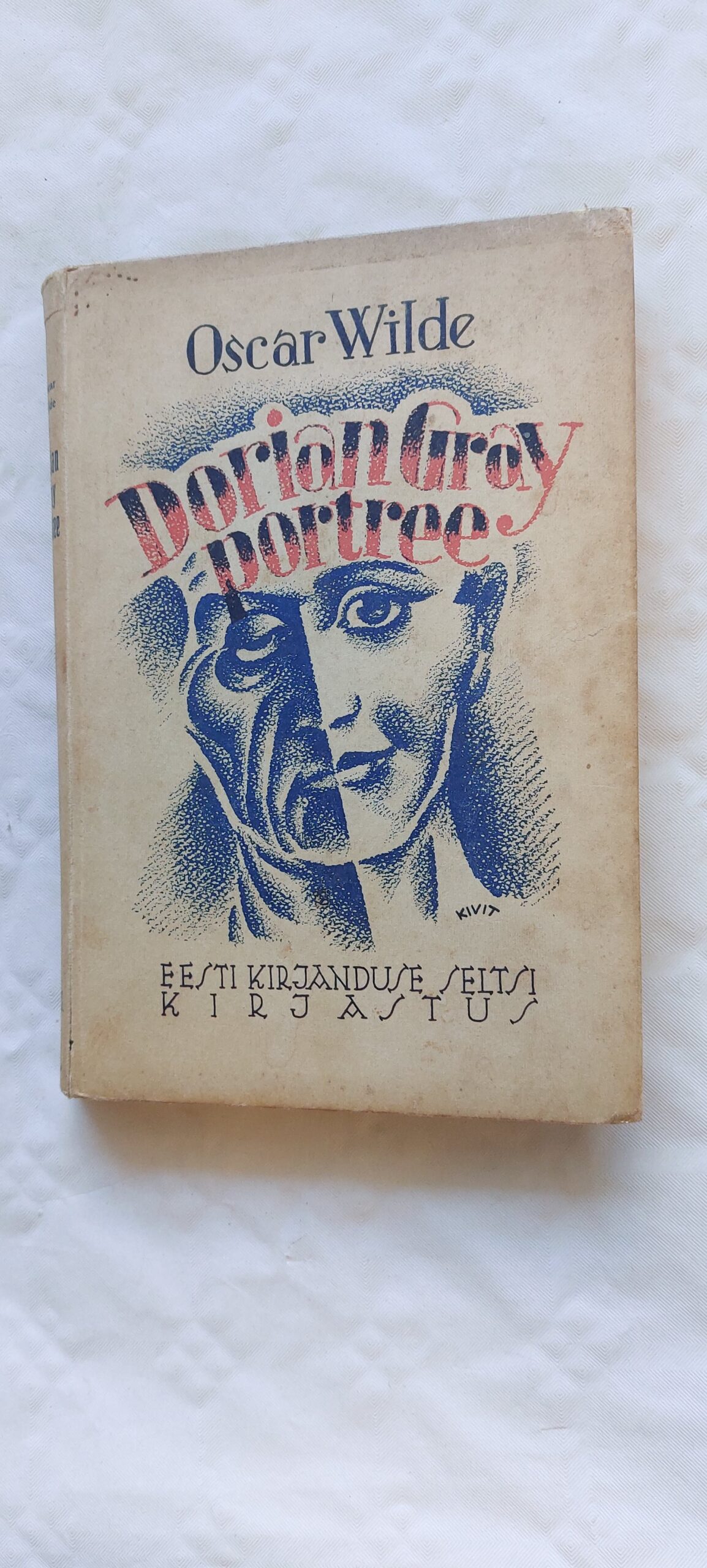 Dorian Gray portree. Oscar Wilde. 1929