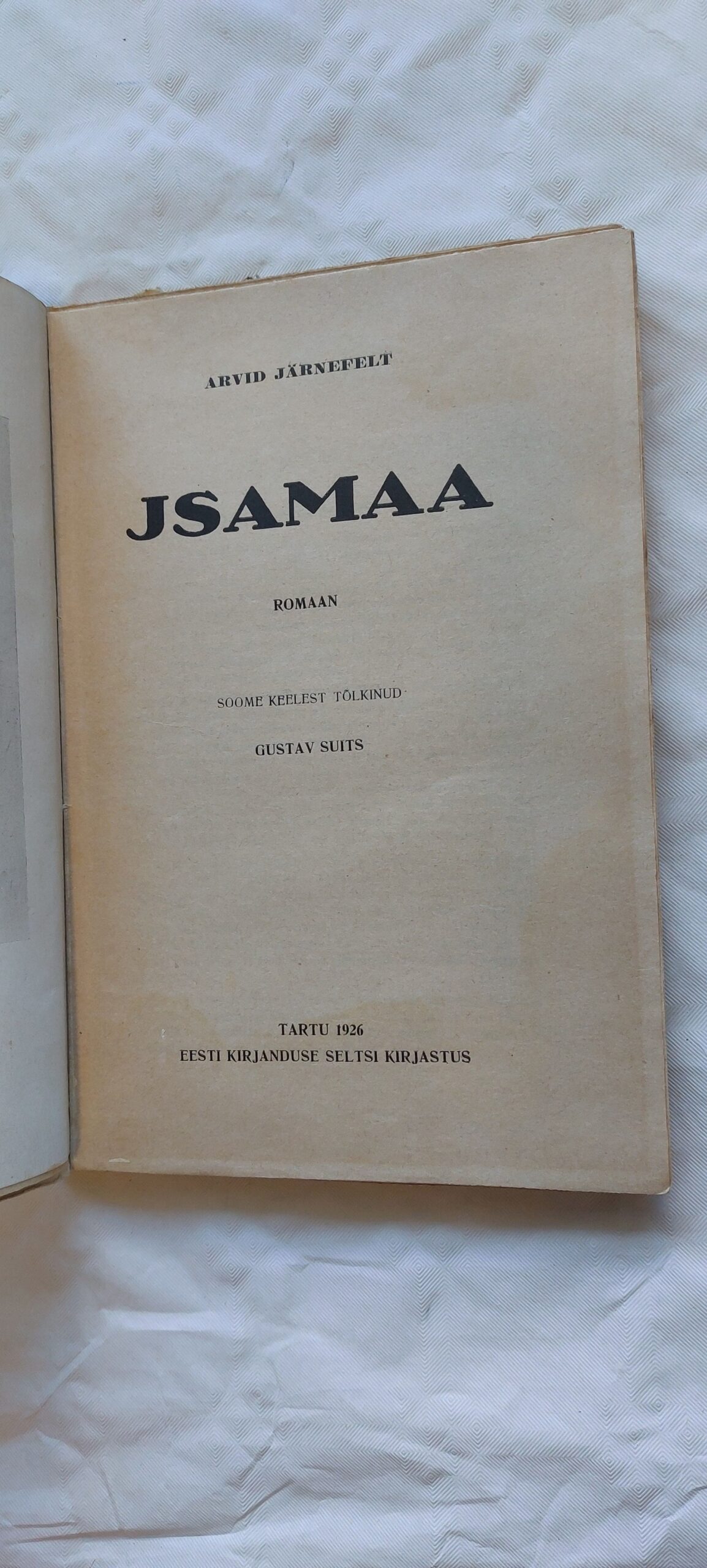 Jsamaa. Arvid Järnefelt. 1926 - Image 2