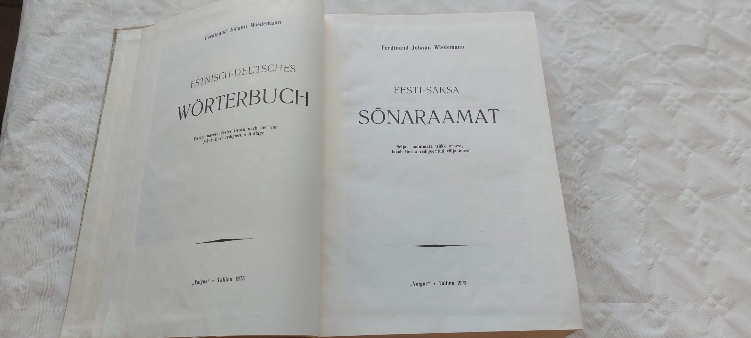 Eesti-saksa sõnaraamat. Ferdinand Johann Wiedemann. 1973 - Image 2