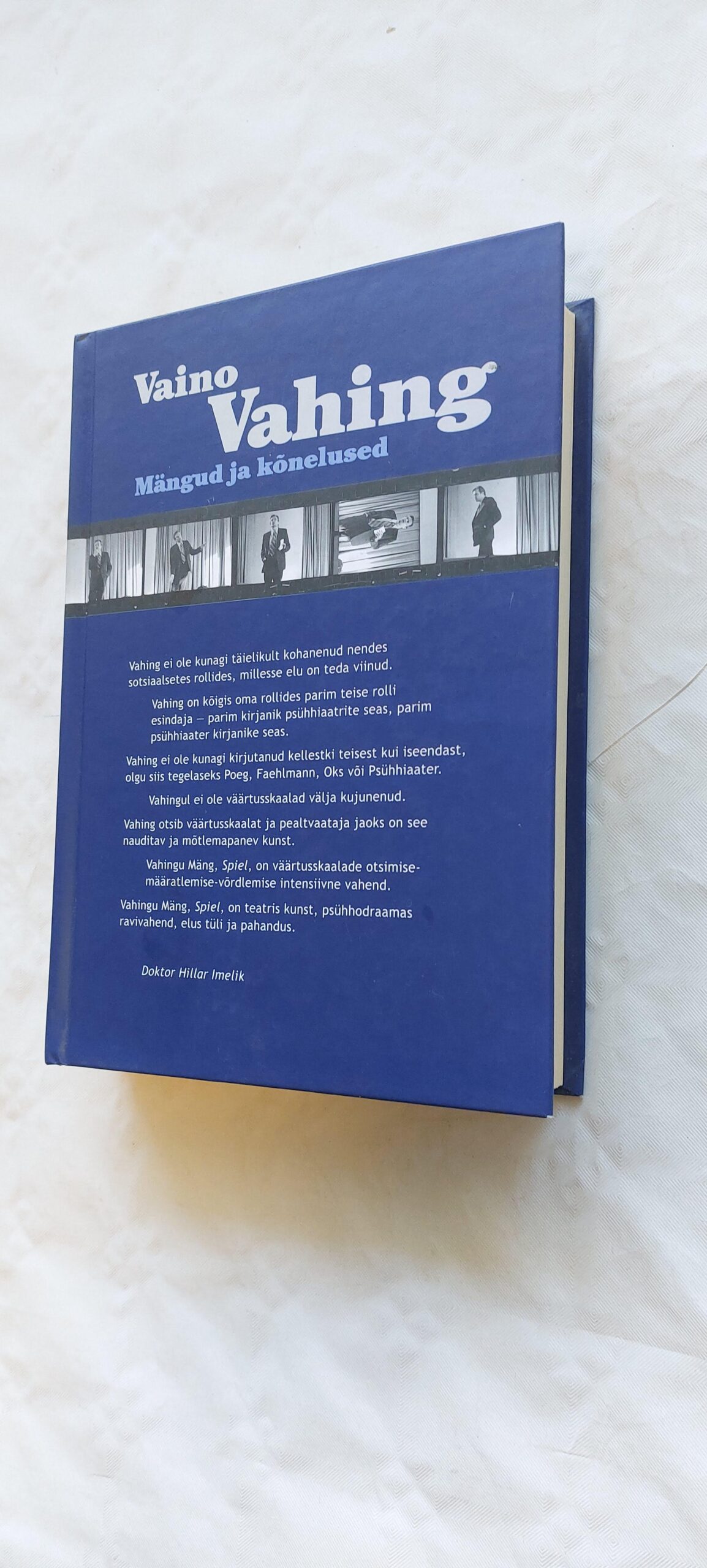 Mängud ja kõnelused. Vaino Vahing. 2002