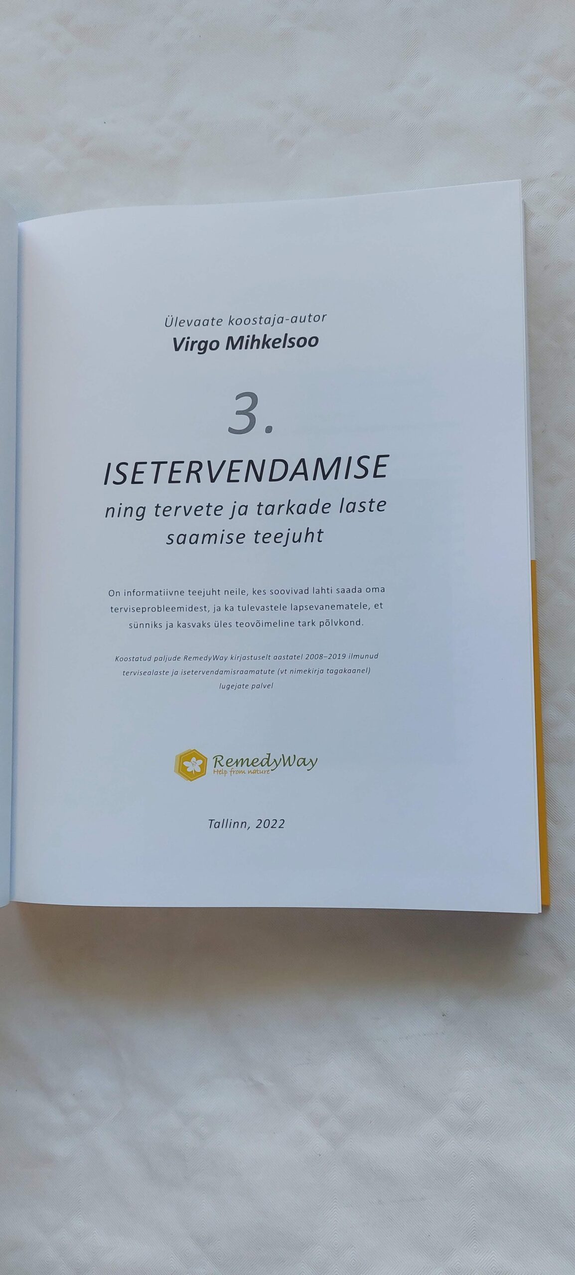 Isetervendamise ning tervete ja tarkade laste saamise teejuht. Virgo Mihkelsoo. 2022 - Image 2