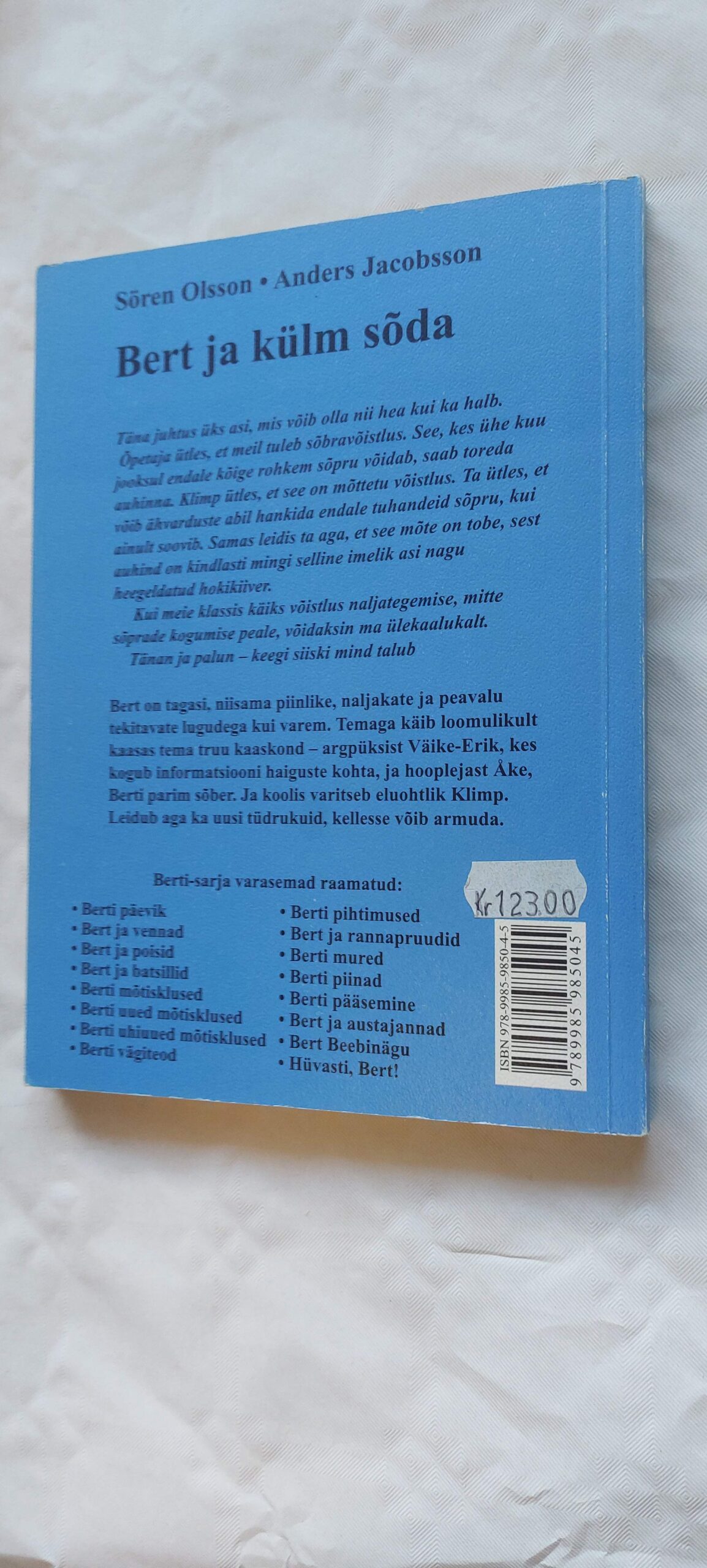 Bert ja külm sõda. Sören Olsson, Anders Jacobsson. 2008 - Image 3