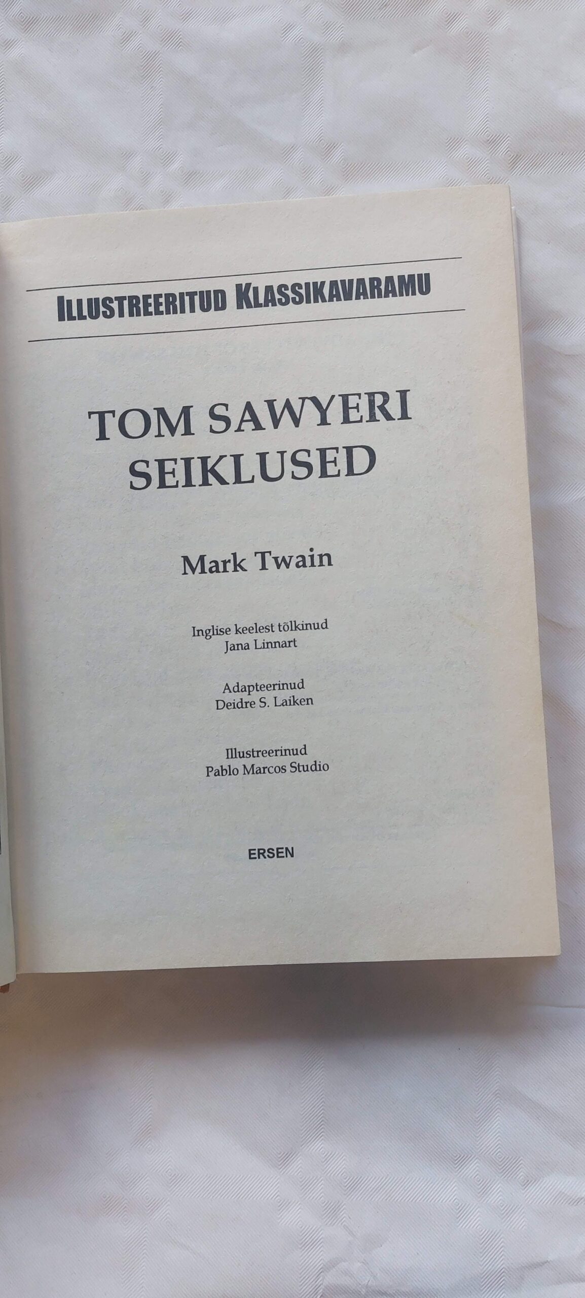 Tom Sawyeri seiklused. Mark Twain. 2001 - Image 2