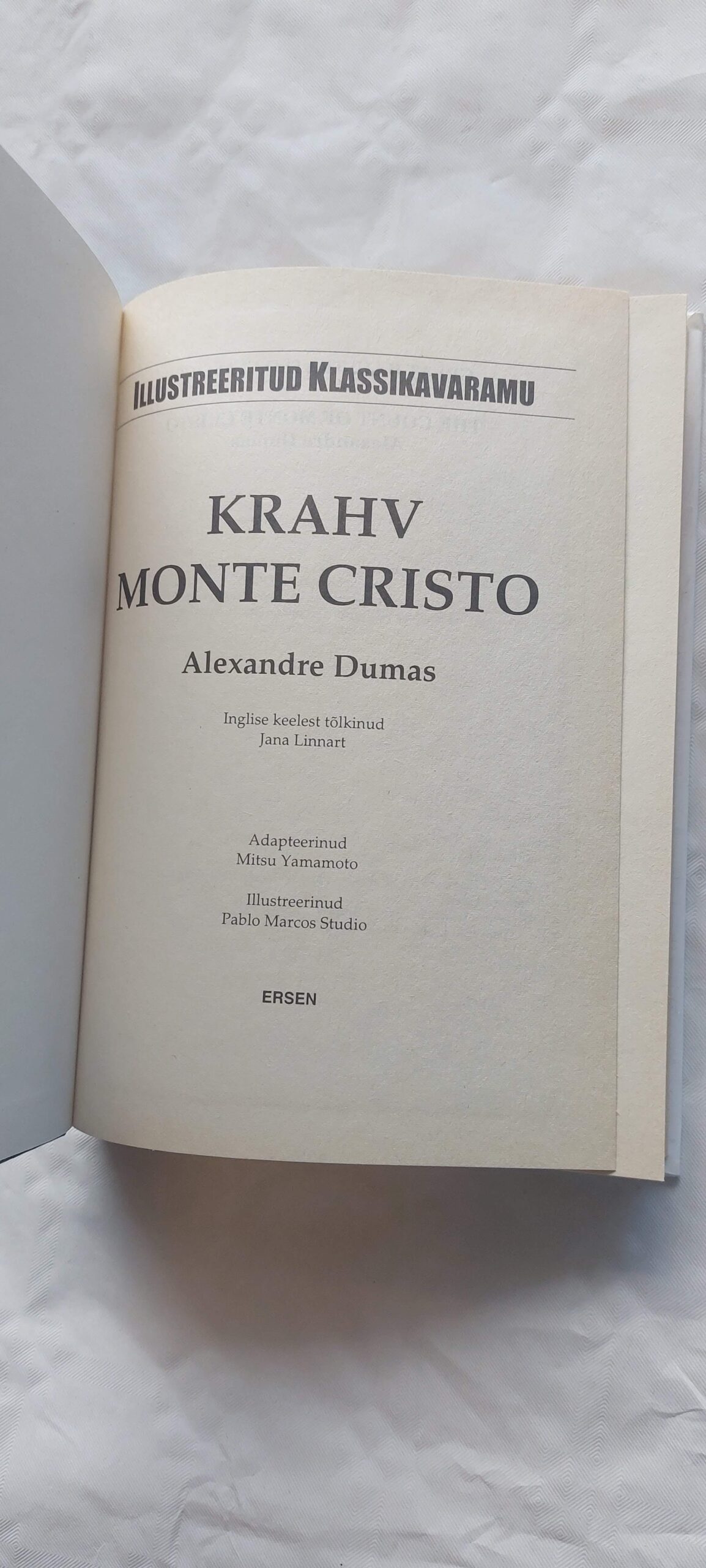 Krahv Monte Cristo. Alexandre Dumas. 1999 - Image 2