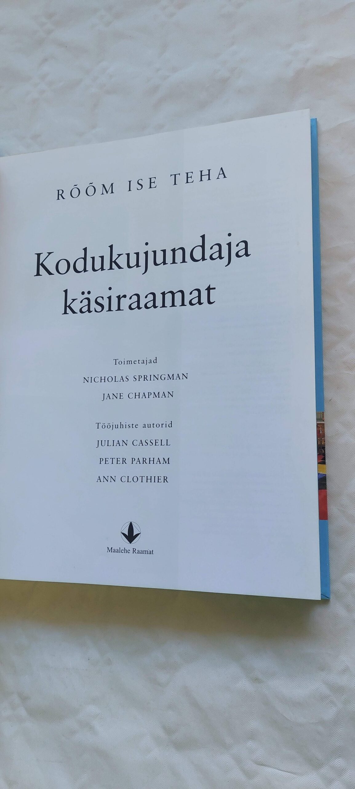 Kodukujundaja käsiraamat. Nicholas Springman, Jane Chapman. 2001 - Image 2