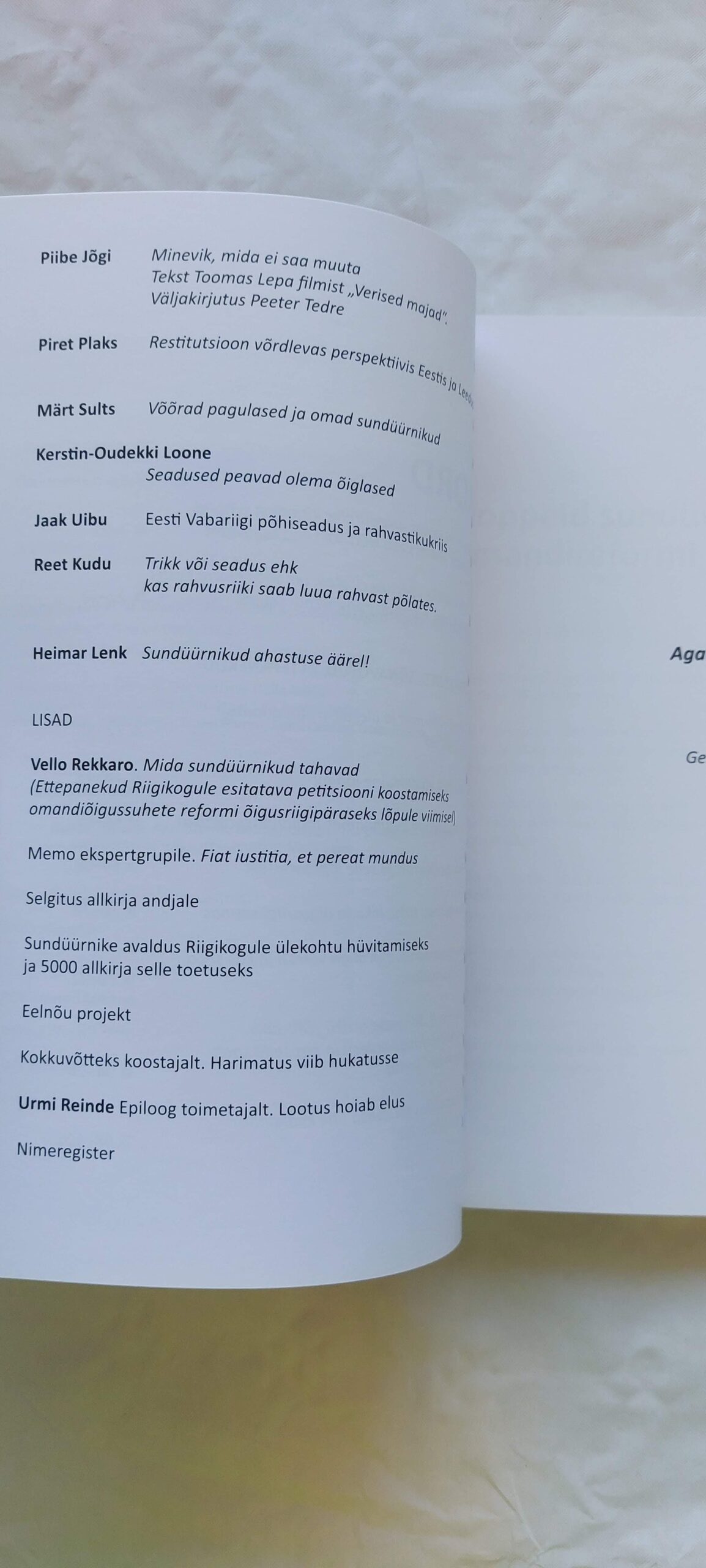 Kodu ja õigusriik. 2016 - Image 4