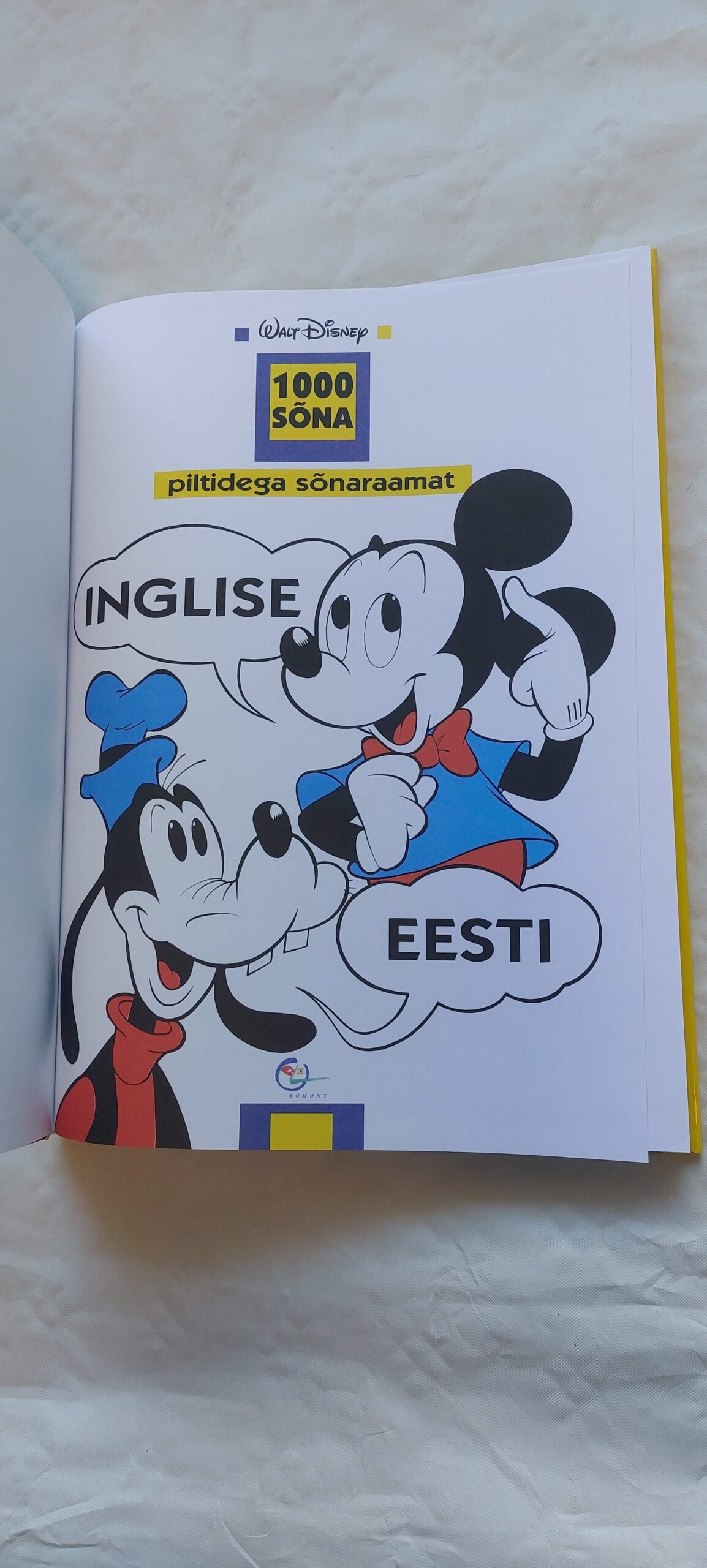 1000 sõna. Piltidega sõnaraamat Inglise-Eesti. Walt Disney. - Image 2