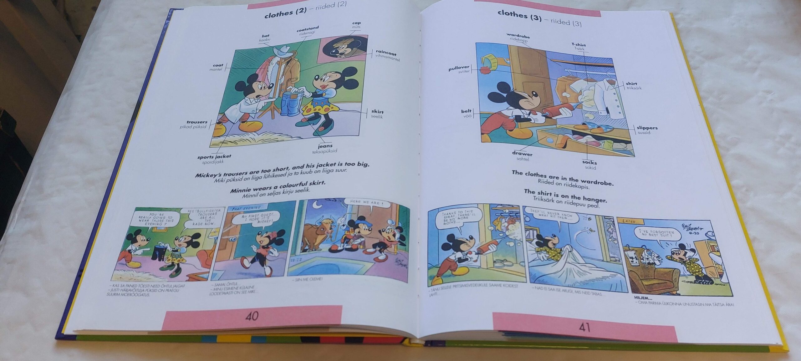 1000 sõna. Piltidega sõnaraamat Inglise-Eesti. Walt Disney. - Image 3