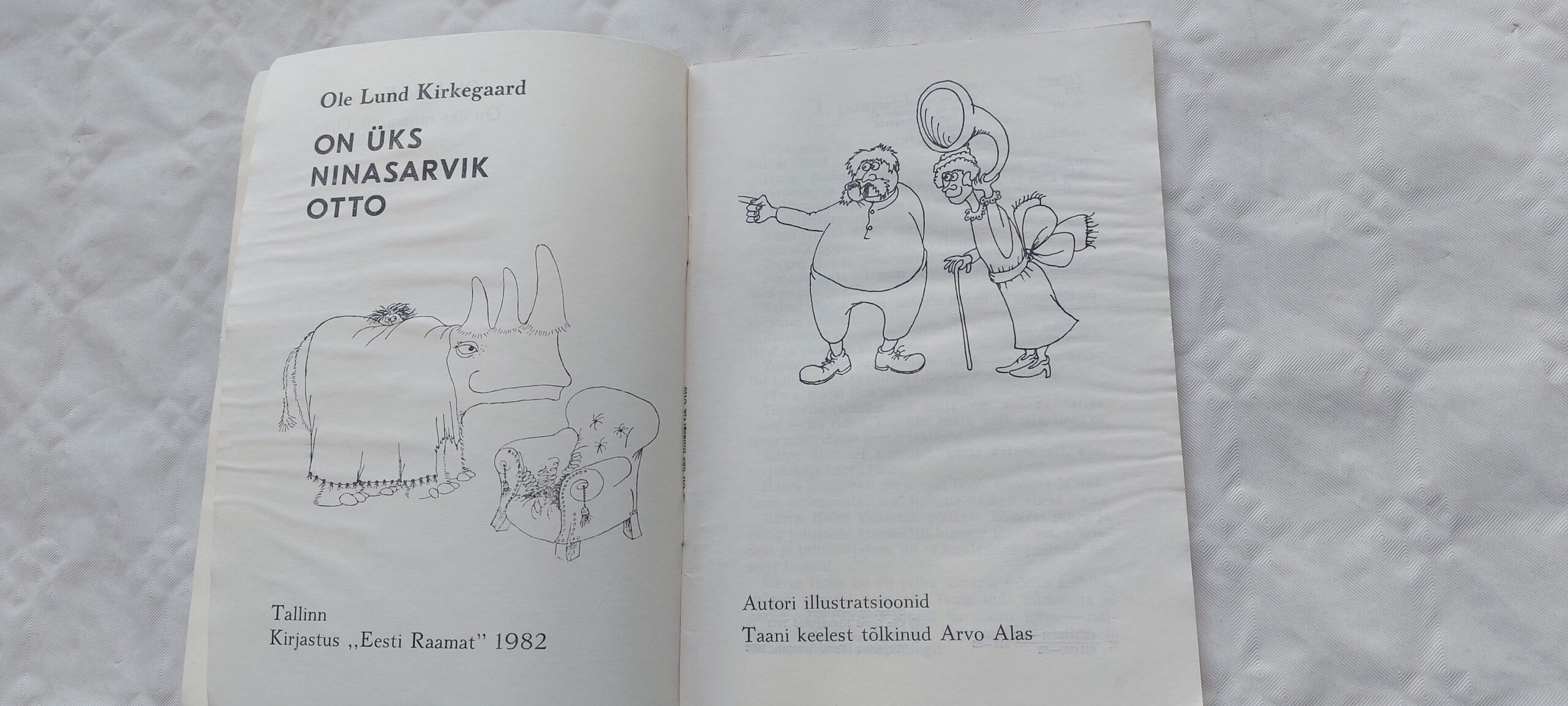 On üks ninasarvik Otto. Ole Lund Kirkegaard. 1982 - Image 2