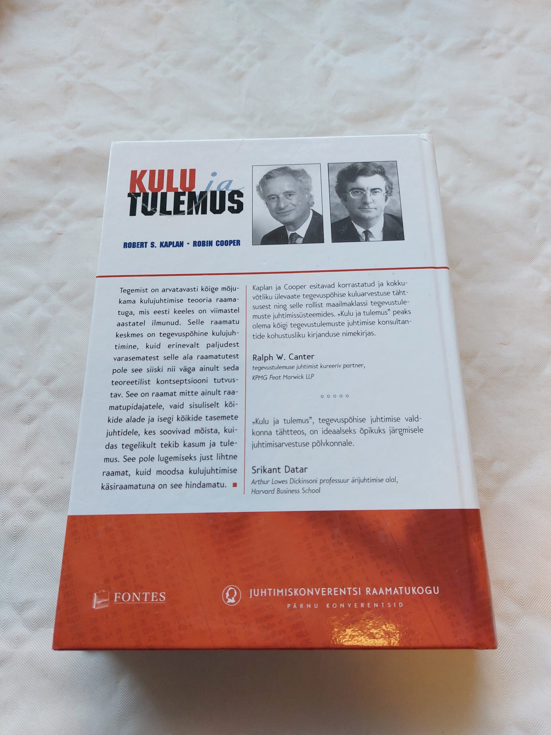 Kulu ja tulemus. Robert S. Kaplan; Robin Cooper. 2002 - Image 5