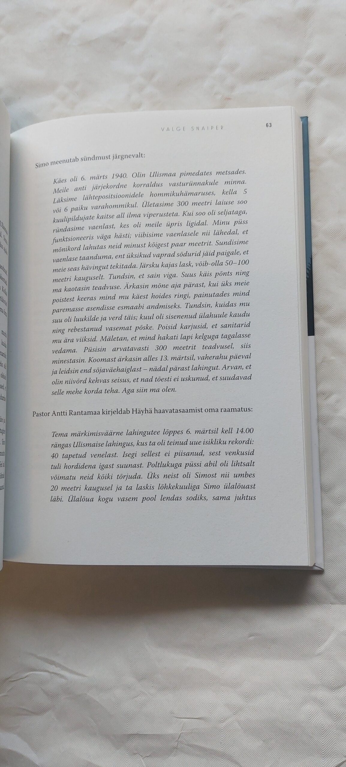 Valge snaiper Simo Häyhä. Tapio A. M. Saarelainen. 2017 - Image 3