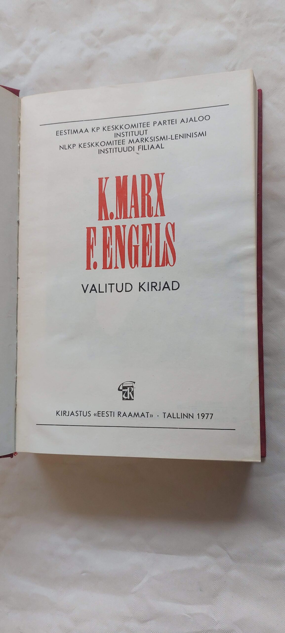 K. Marx F. Engels Valitud kirjad. 1977 - Image 2