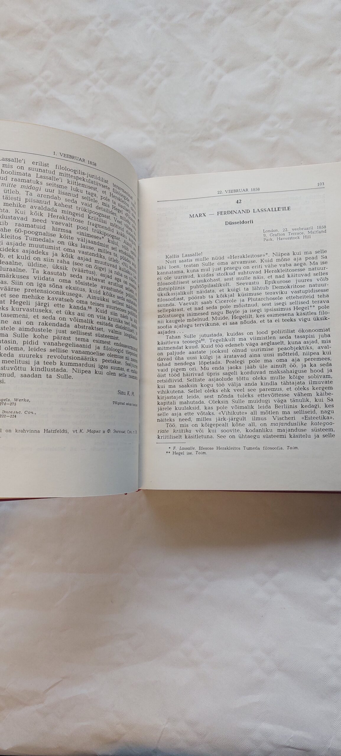 K. Marx F. Engels Valitud kirjad. 1977 - Image 5