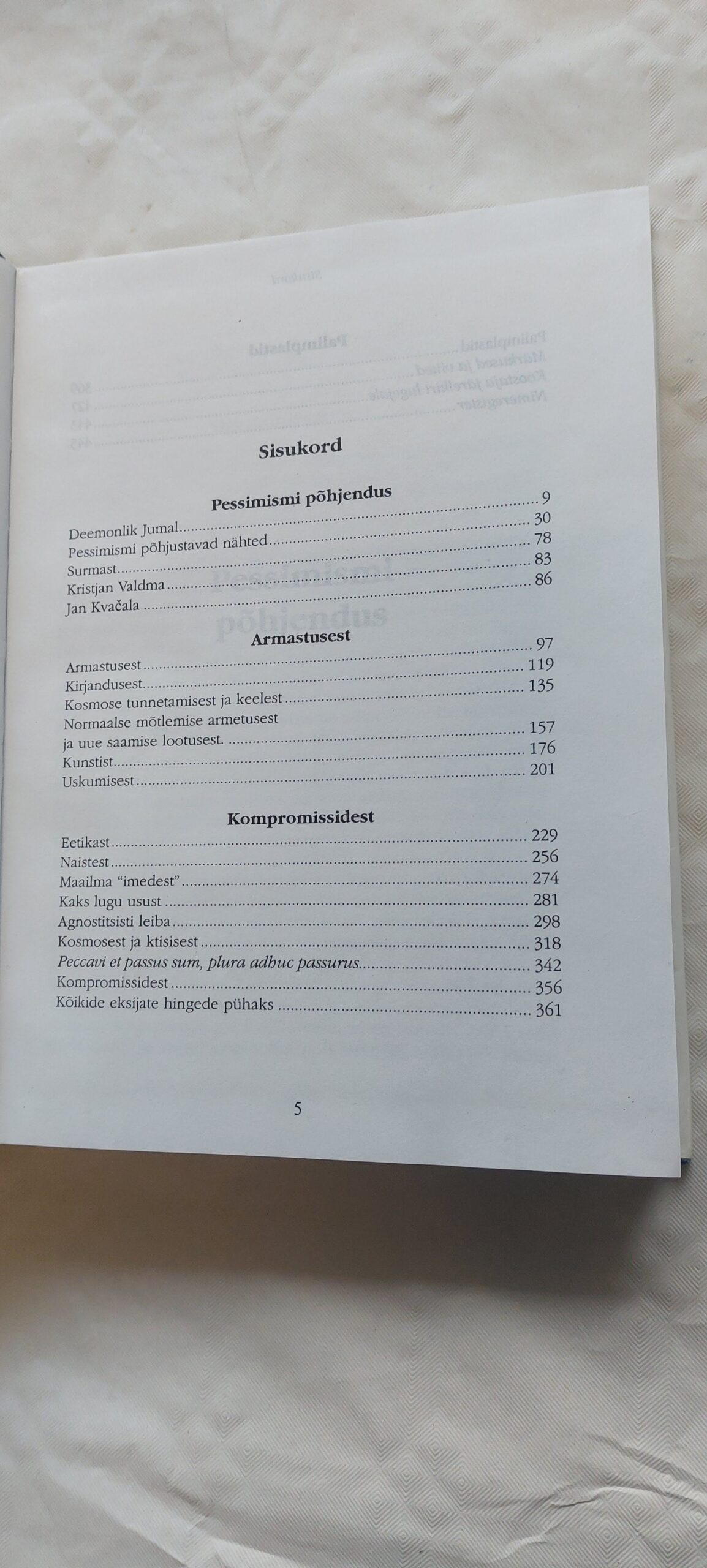 Pessimismi põhjendus. Uku Masing. 1995 - Image 4