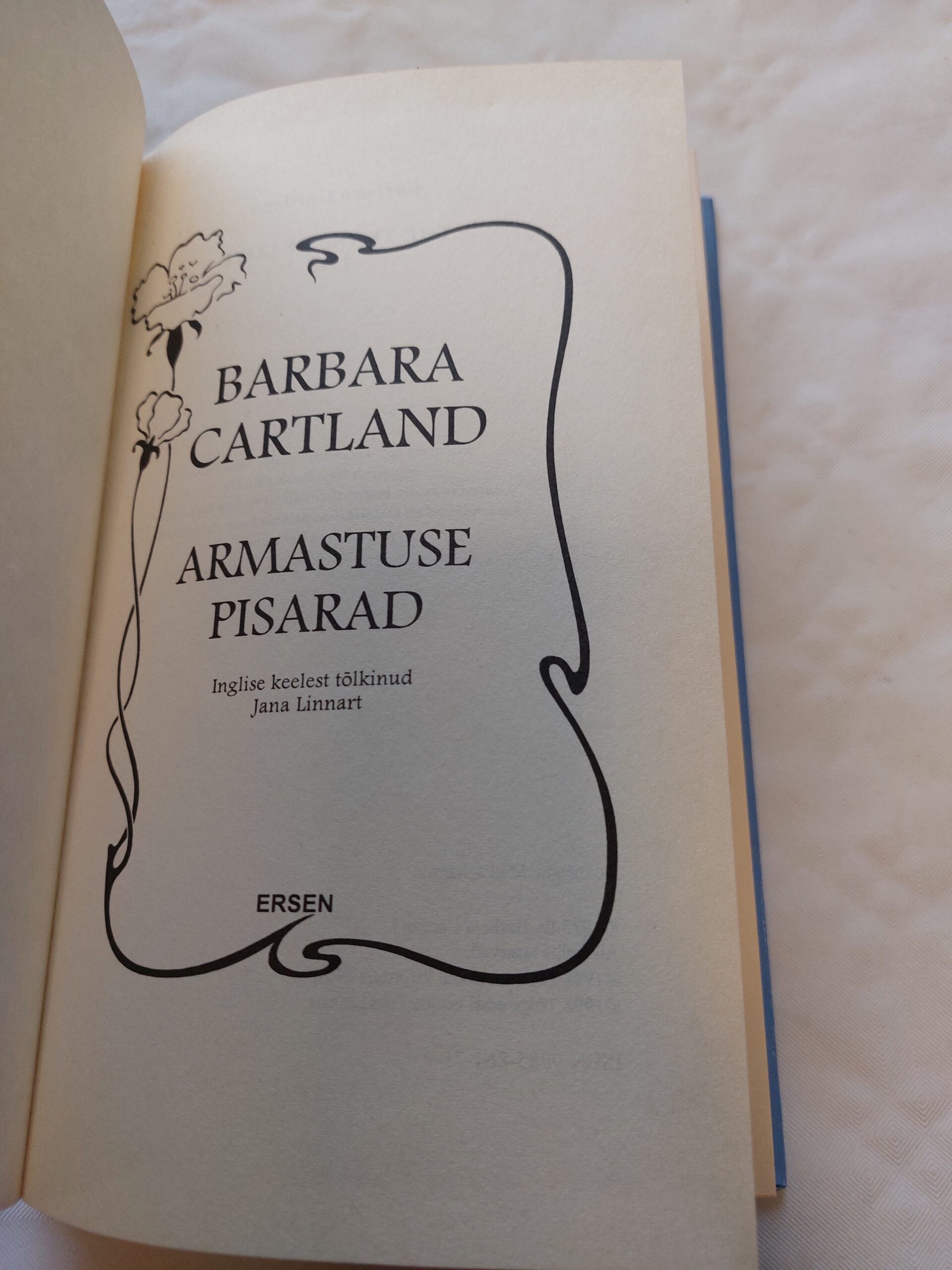 Armastuse pisarad. Barbara Cartland. 1998 - Image 2