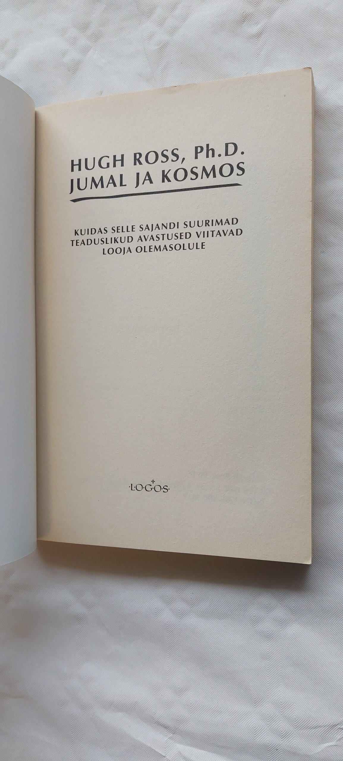 Jumal ja kosmos. Hugh Ross. 1996 - Image 2