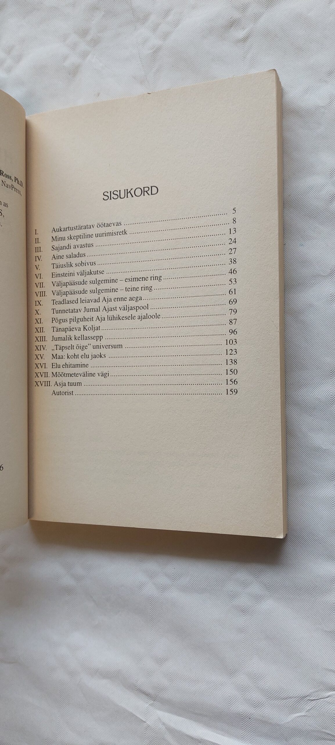 Jumal ja kosmos. Hugh Ross. 1996 - Image 3