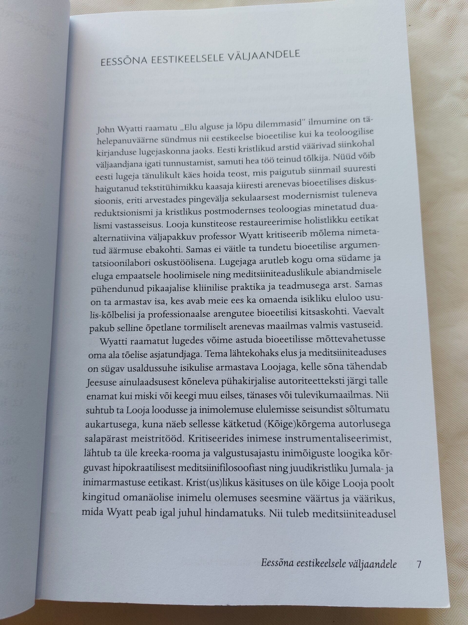 Elu alguse ja lõpu dilemmasid. John Wyatt. 2012 - Image 4