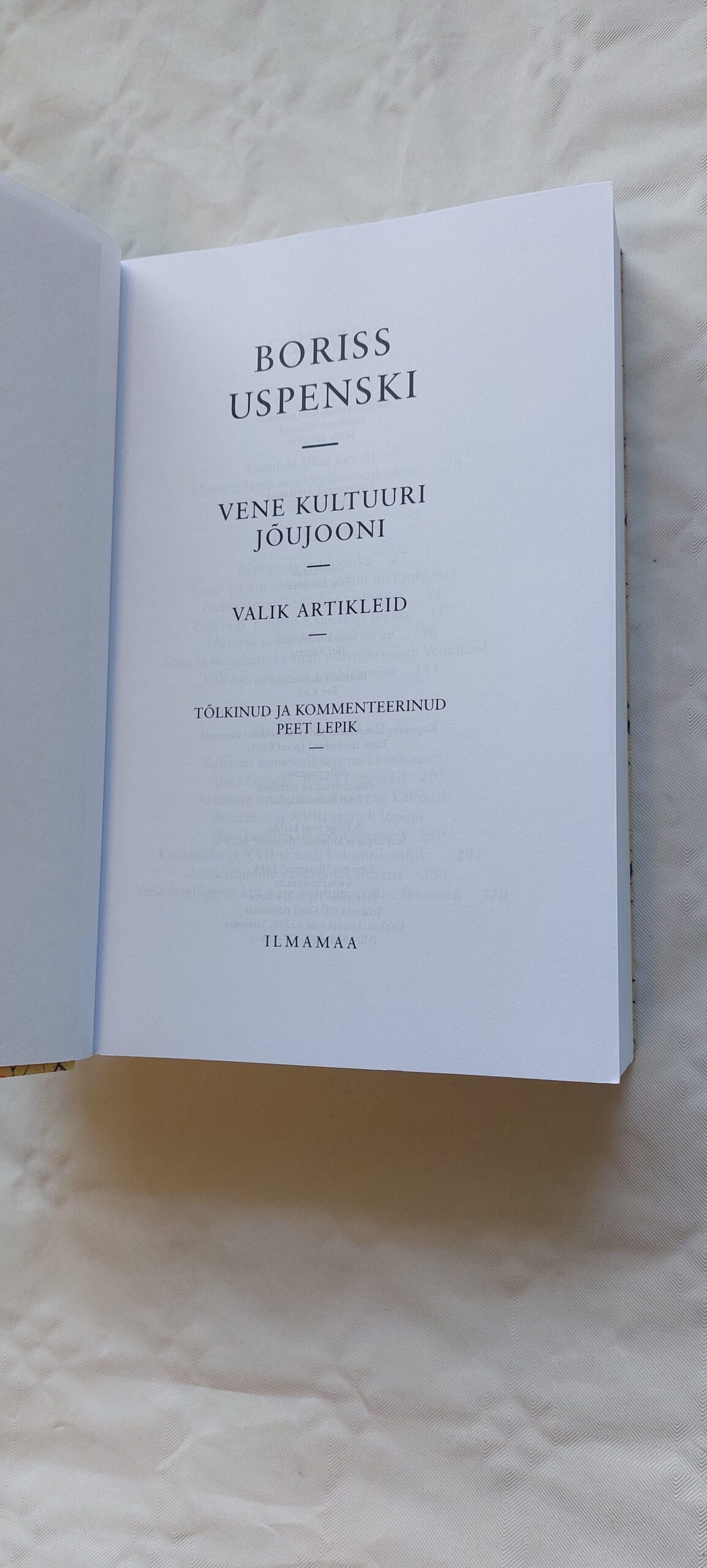 Vene kultuuri jõujooni. Boriss Uspenski. 2013 - Image 2