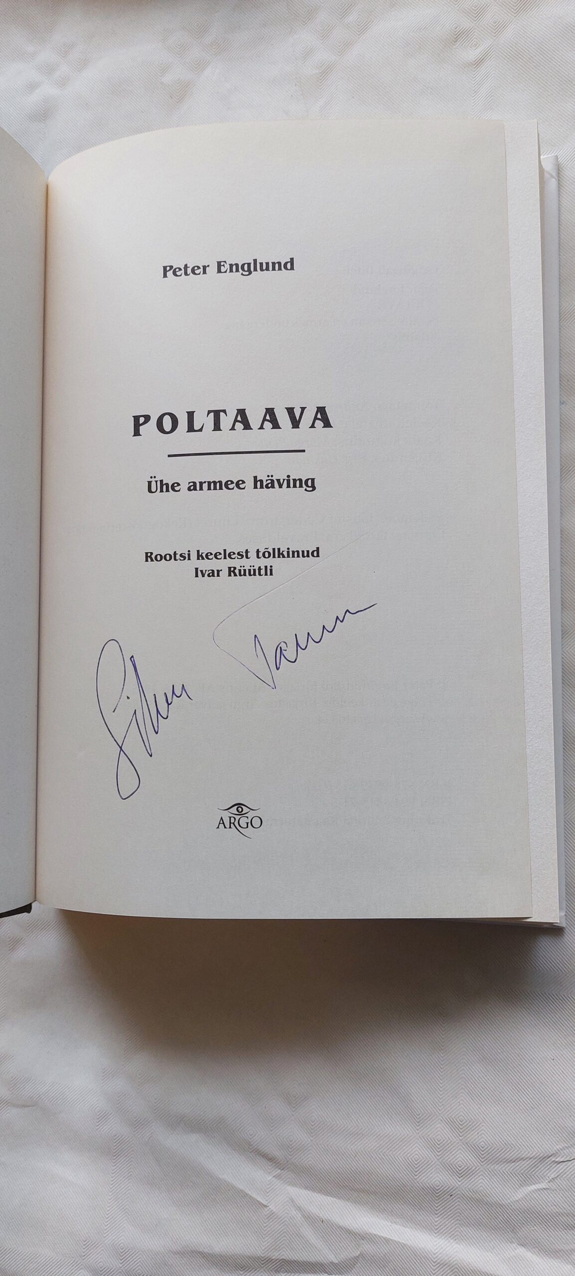 Poltava. Ühe armee häving. Peter Englund. 2006 - Image 2