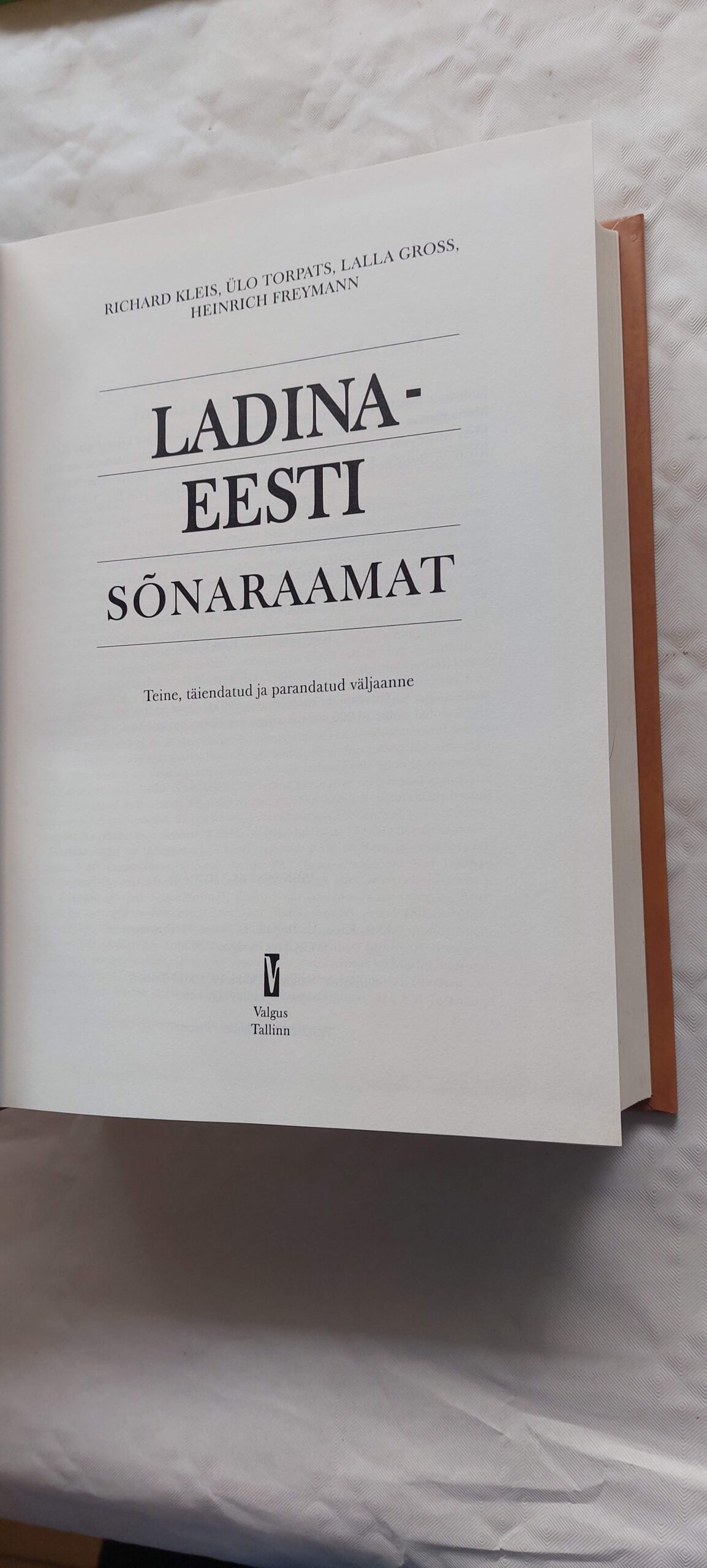 Ladina - Eesti sõnaraamat. 2002 - Image 2