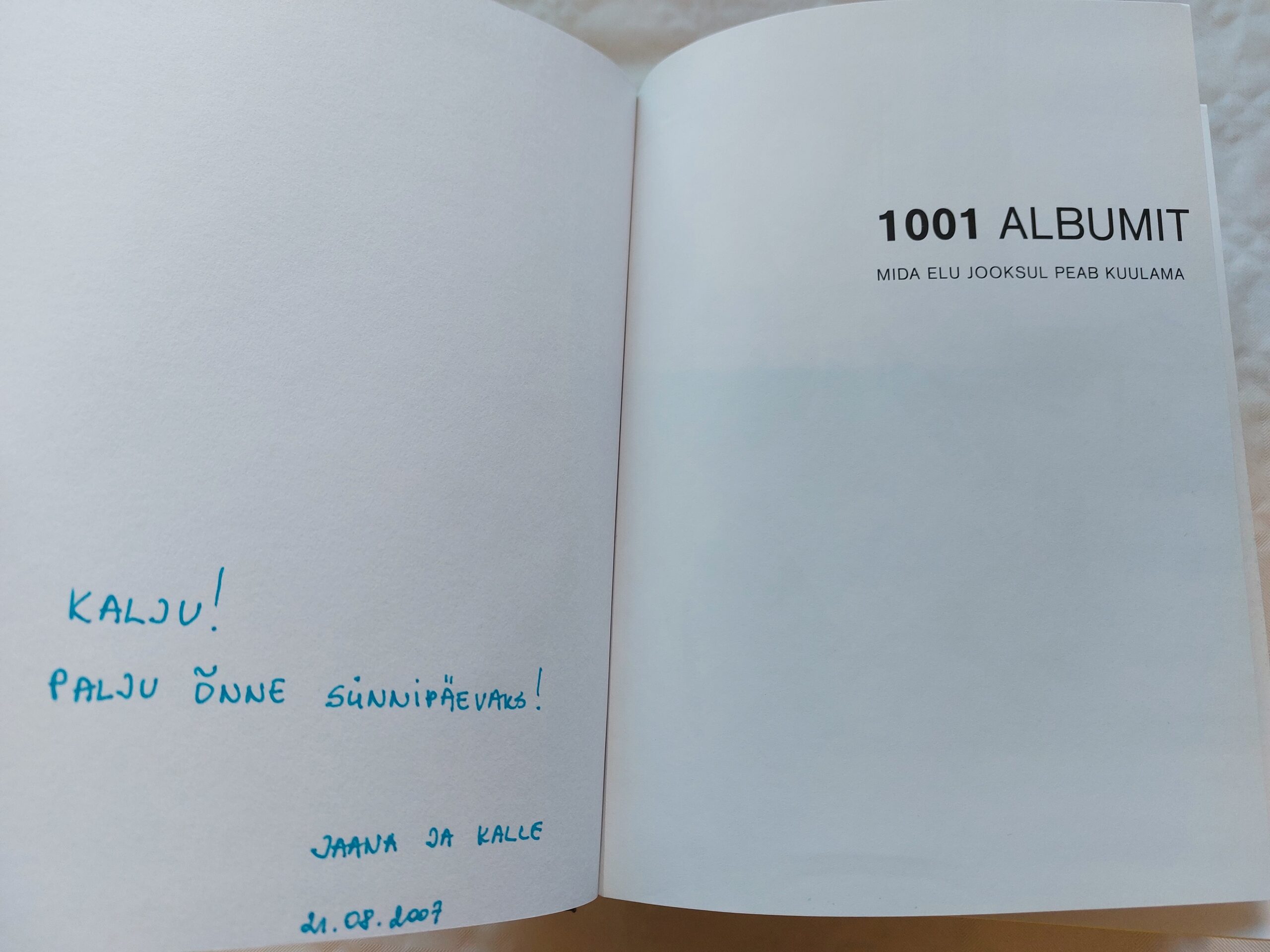 1001 albumit, mida elu jooksul peab kuulama. Robert Dimery. 2006 - Image 2