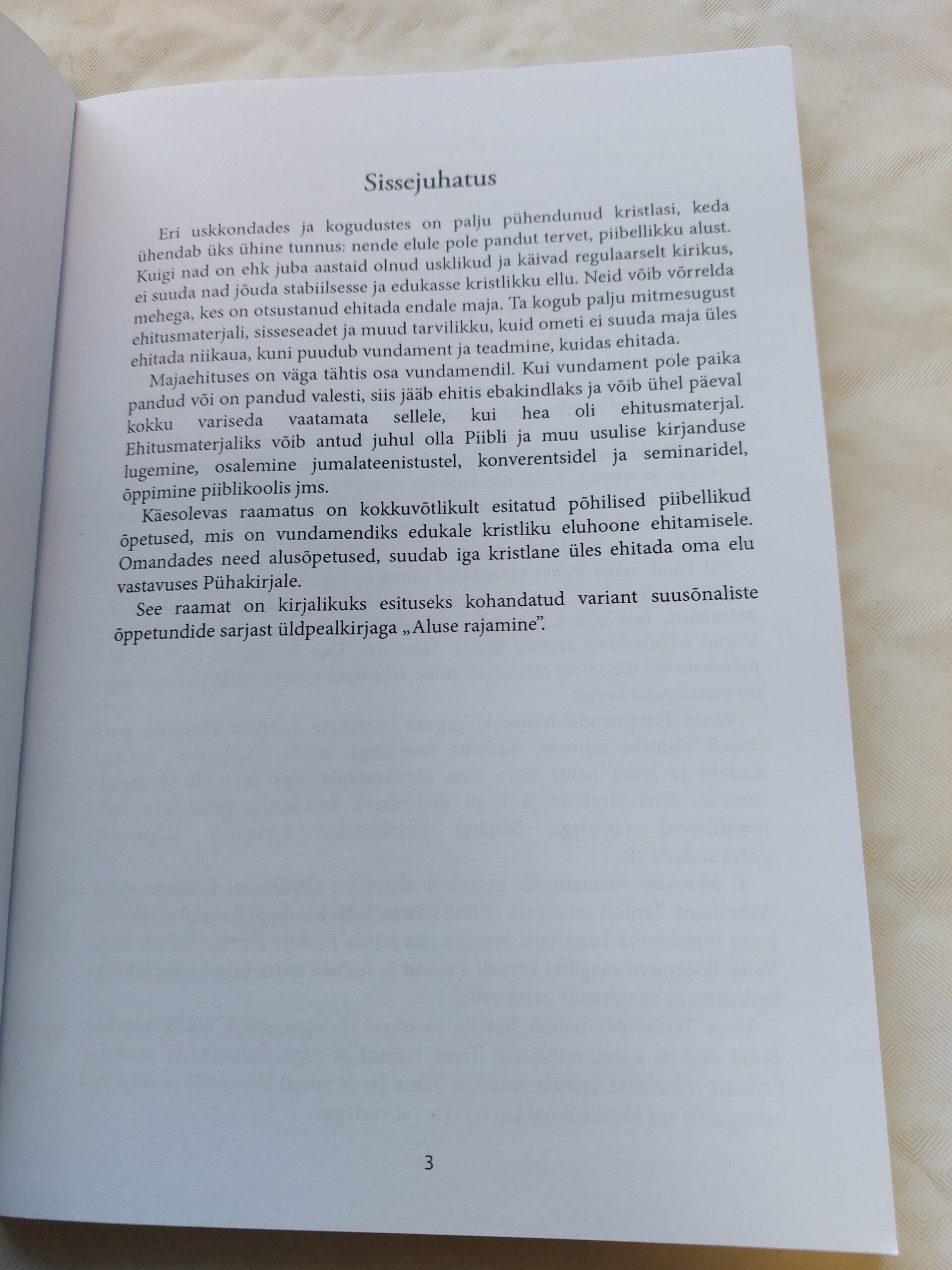 Aluse rajamine. Derek Prince. 2019 - Image 3